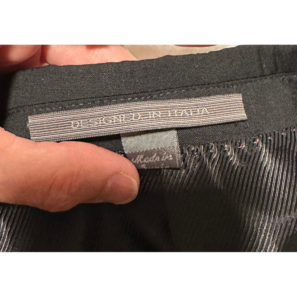 Giorgio Cosani Le Collezioni Super 120s Wool Blazer Suit Jacket Men Black 40 REG - Picture 7 of 14